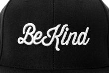 Load image into Gallery viewer, BE KIND Black Snapback
