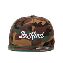 Load image into Gallery viewer, BE KIND Camo Snapback