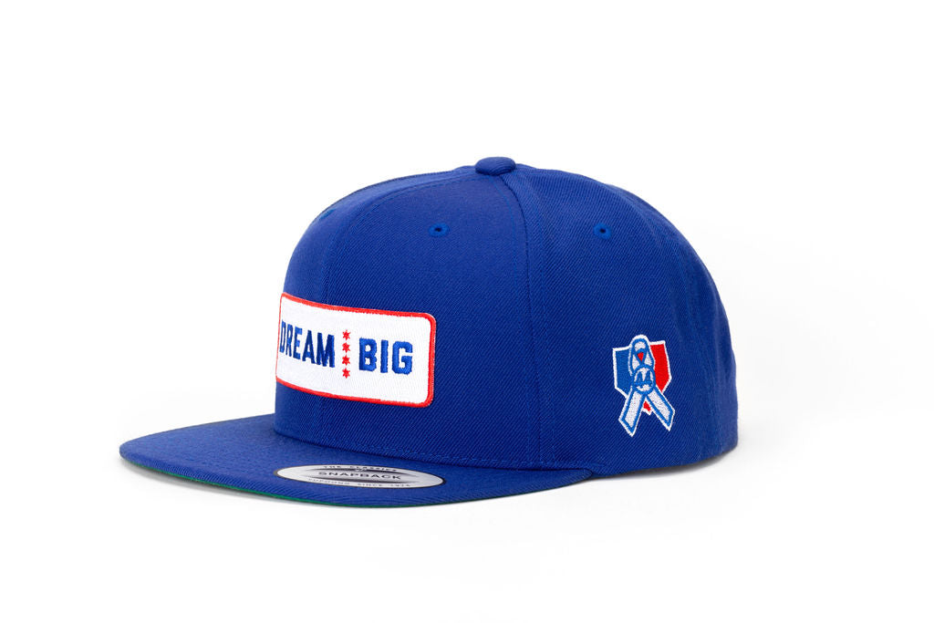 RHofK x Rizzo Dream Big Blue Patch – Random Hats of Kindness